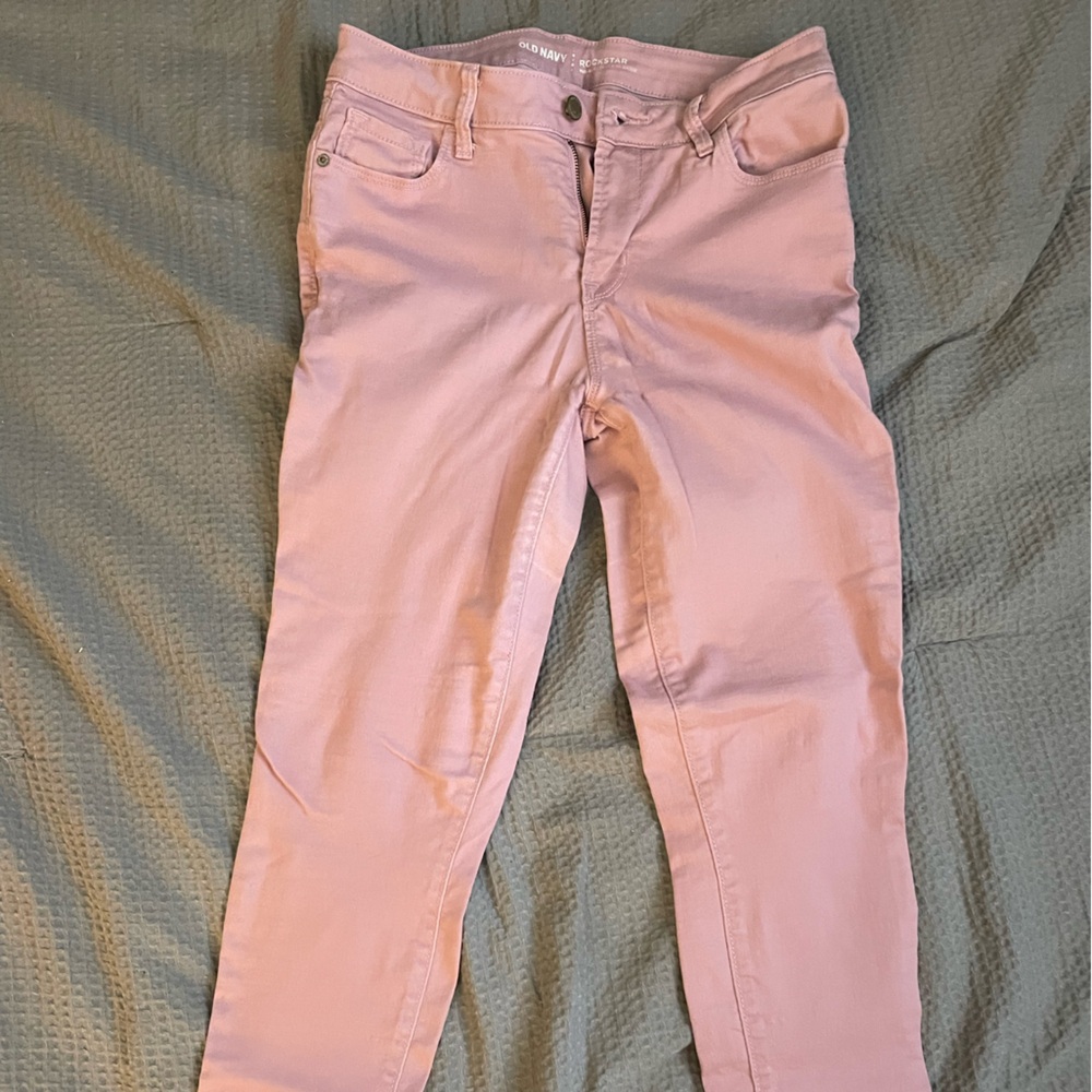 Old Navy Women's Light Pink Skinny Jeans